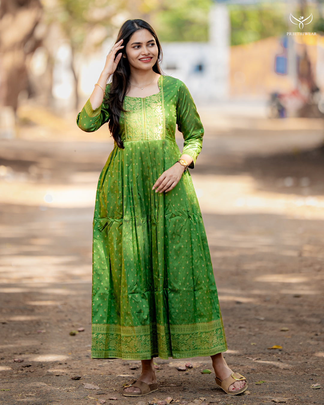 Rathna Maternity Dress with center Zip