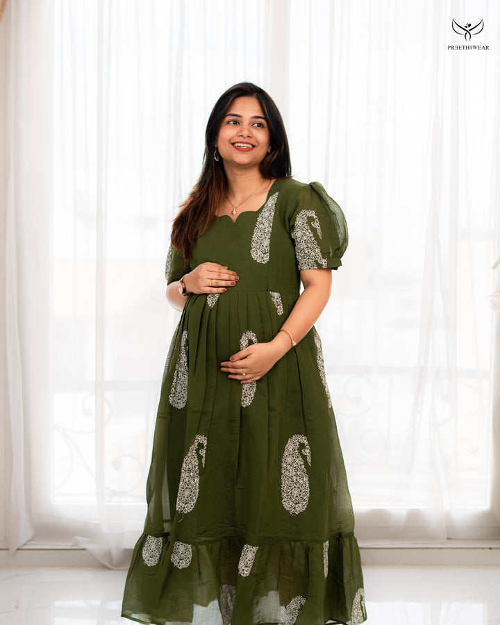 Shobana1  Maternity Dress