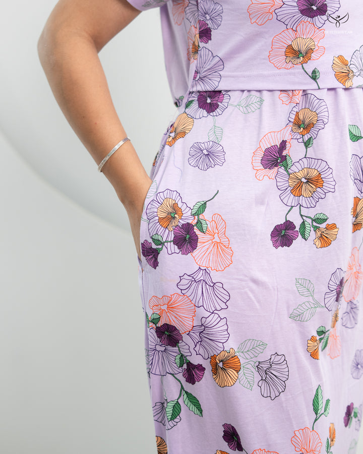 Sasi SoftCotton Full Length Maternity Loungewear