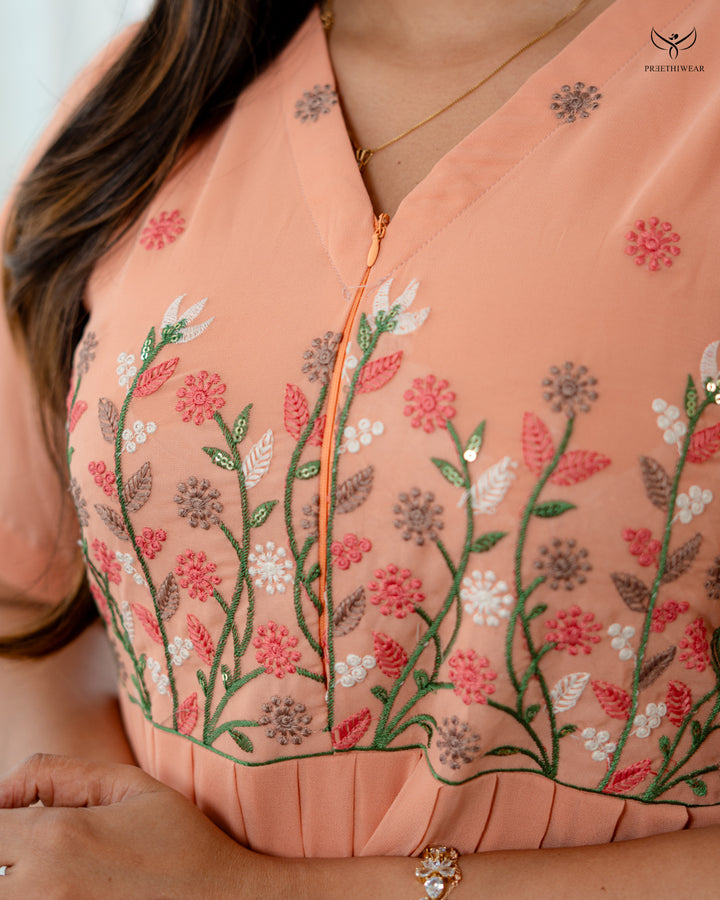 Zivya Maternity Dress with center Zip