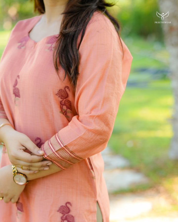 Dhaarani Maternity Dress with center Zip