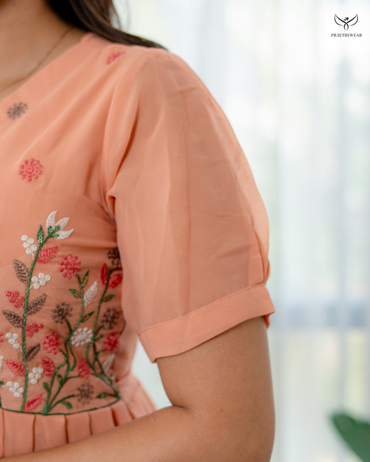 Zivya Maternity Dress with center Zip