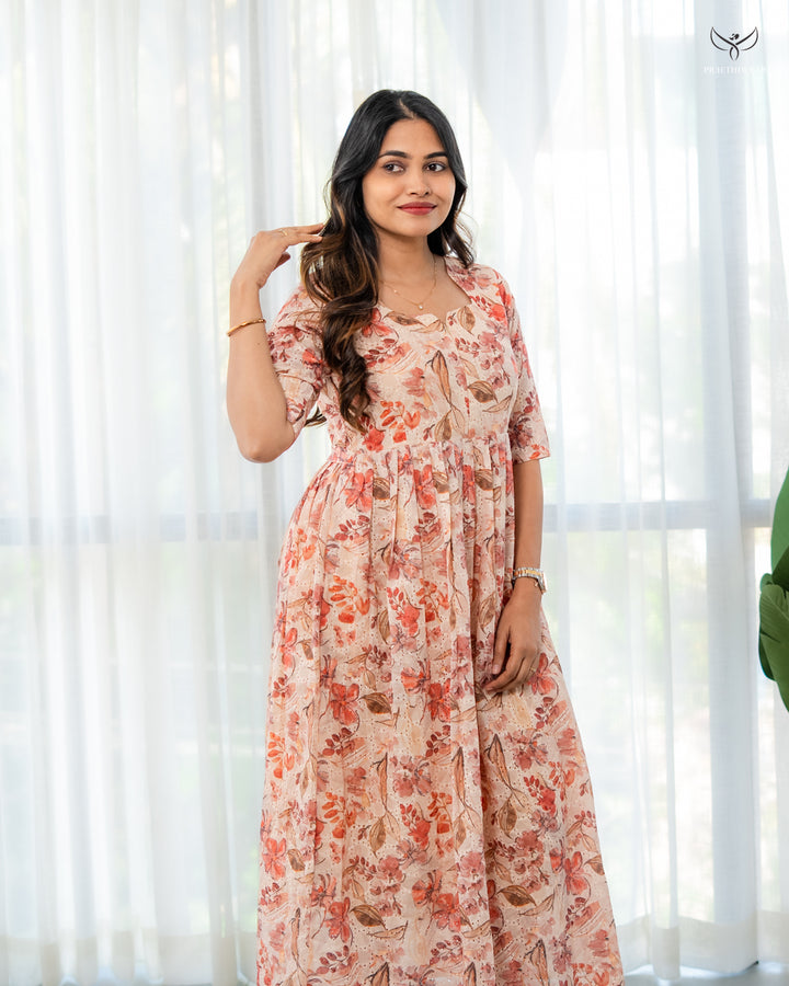 Reema2 Maternity Dress with center Zip