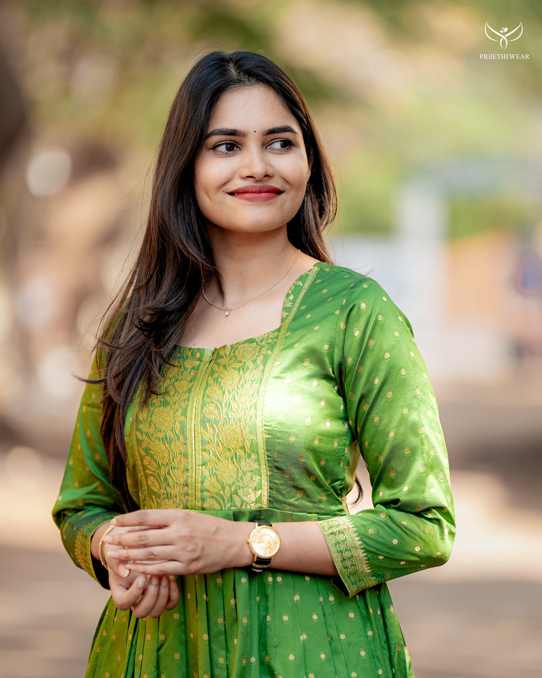 Rathna Maternity Dress with center Zip