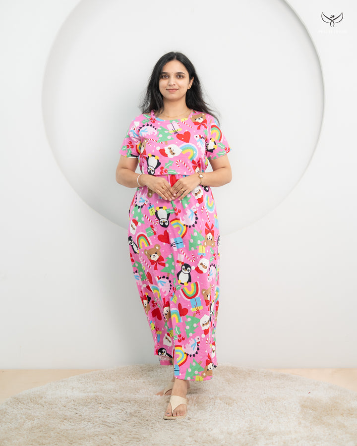 Sureka  SoftCotton Full Length Maternity Loungewear