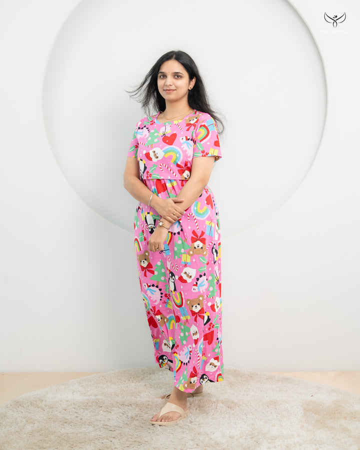 Sureka  SoftCotton Full Length Maternity Loungewear