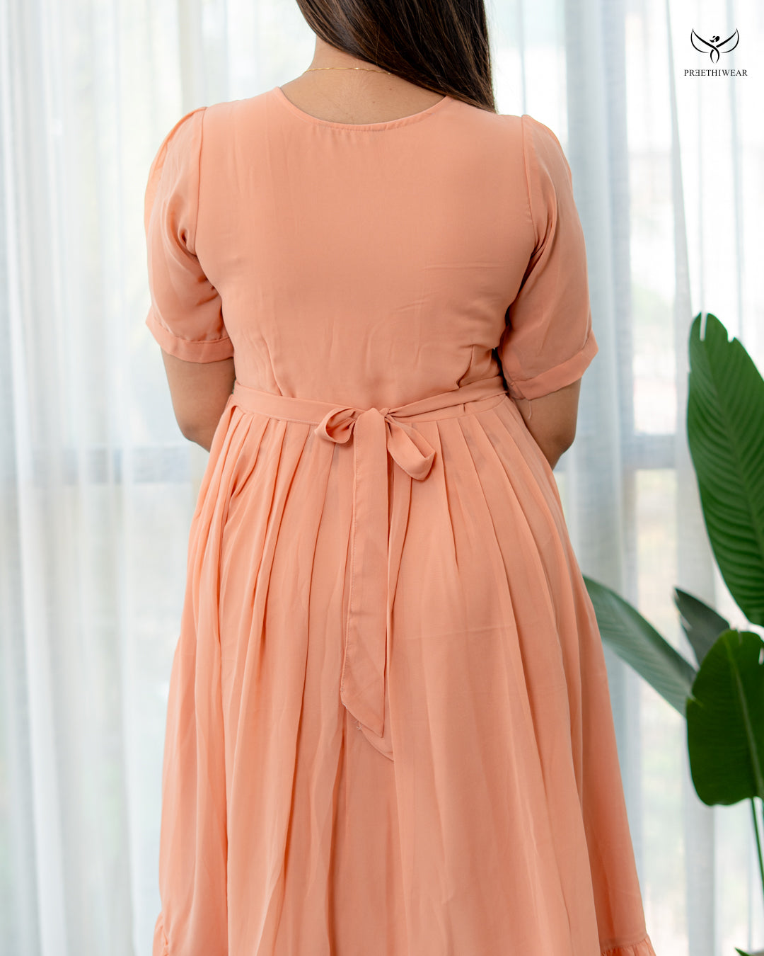 Zivya Maternity Dress with center Zip