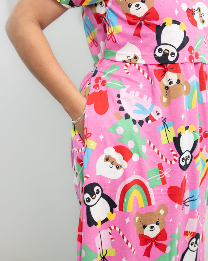 Sureka  SoftCotton Full Length Maternity Loungewear