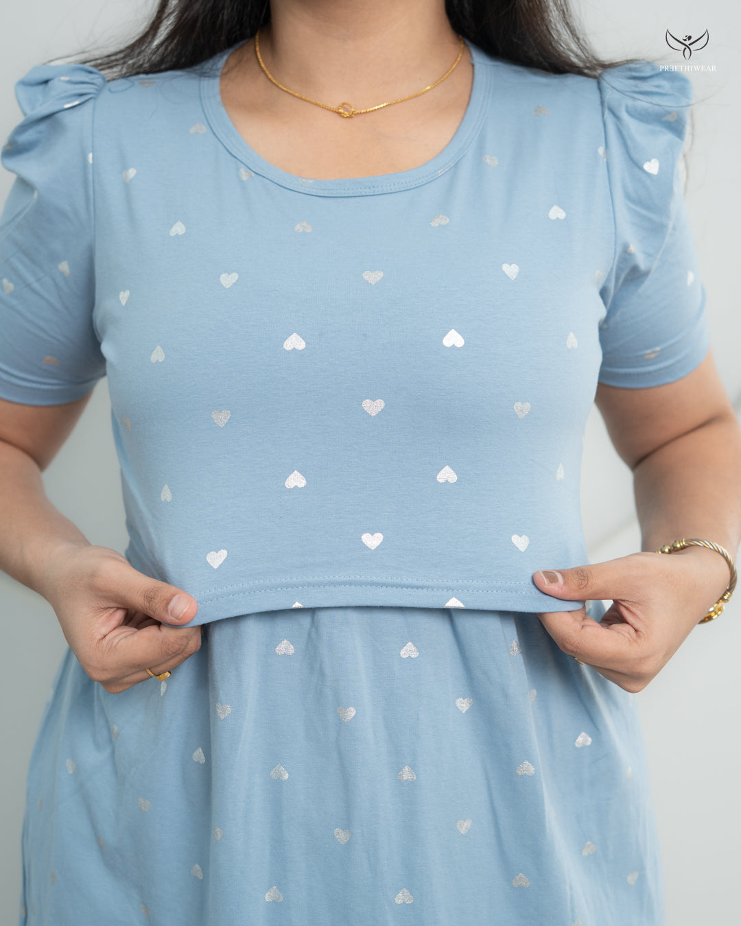 Mehala1  SoftCotton Full Length Maternity Loungewear