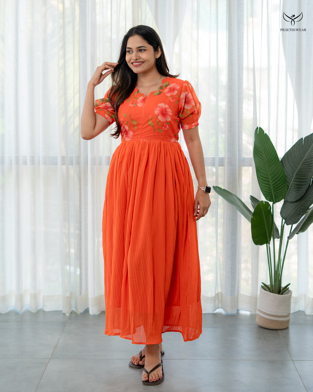 Samyra Maternity Dress with center Zip