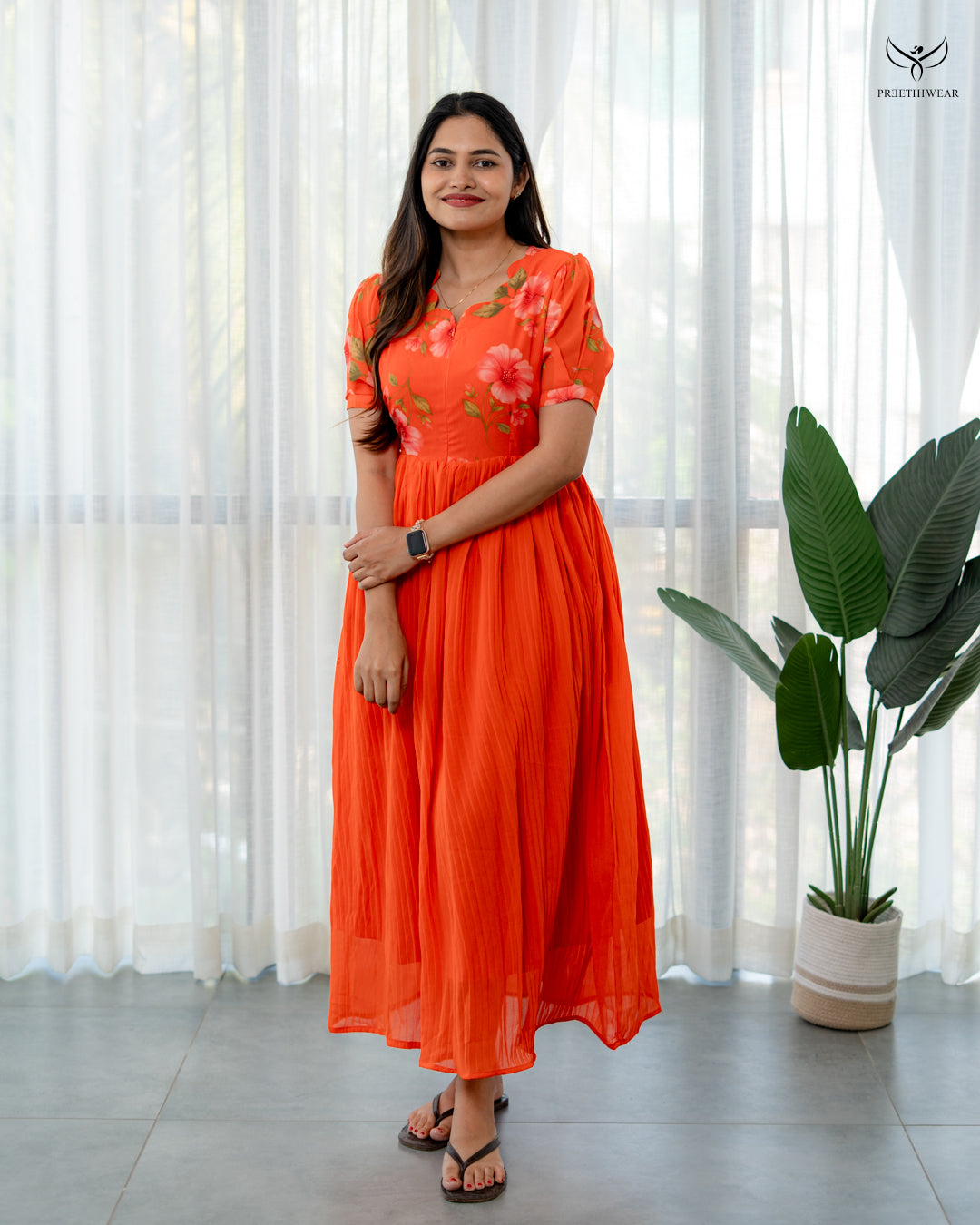 Samyra Maternity Dress with center Zip