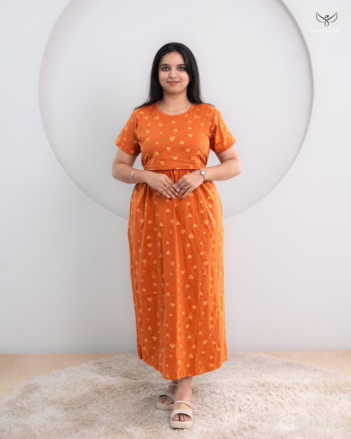 Niraja Soft Cotton Full Length Maternity Loungewear