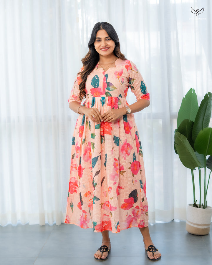 Rakshita1  Maternity Dress with center Zip