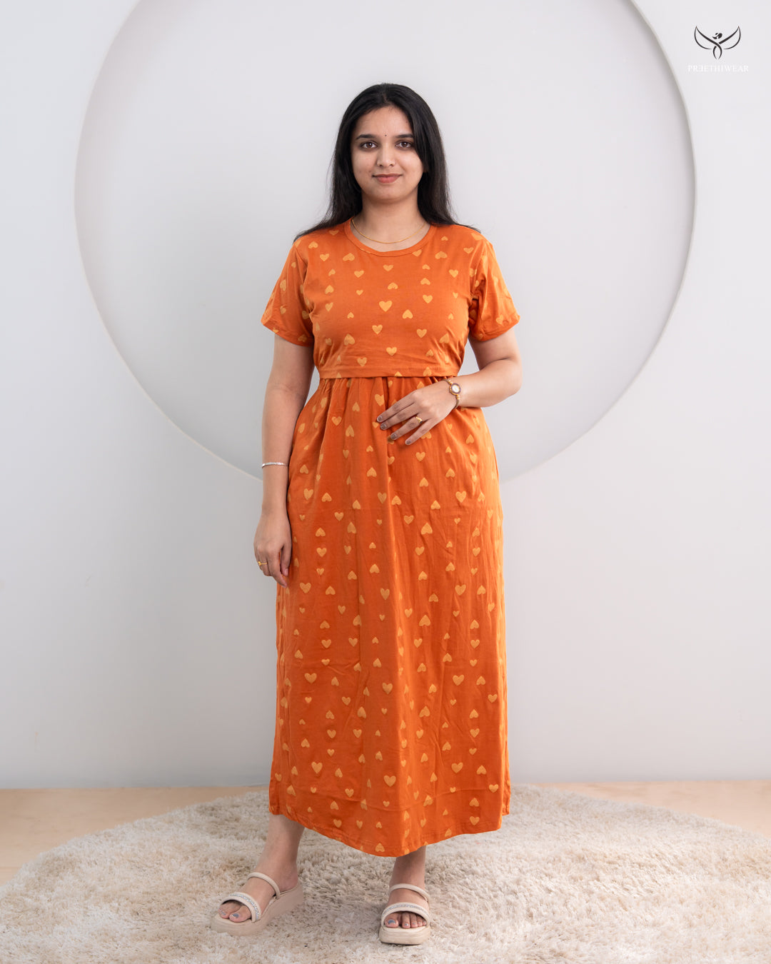 Niraja Soft Cotton Full Length Maternity Loungewear