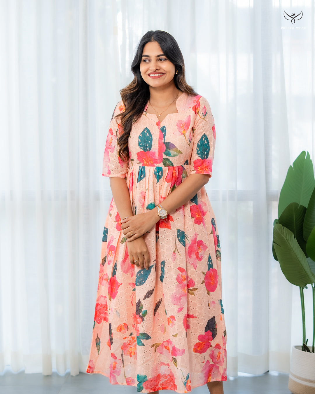Rakshita1  Maternity Dress with center Zip