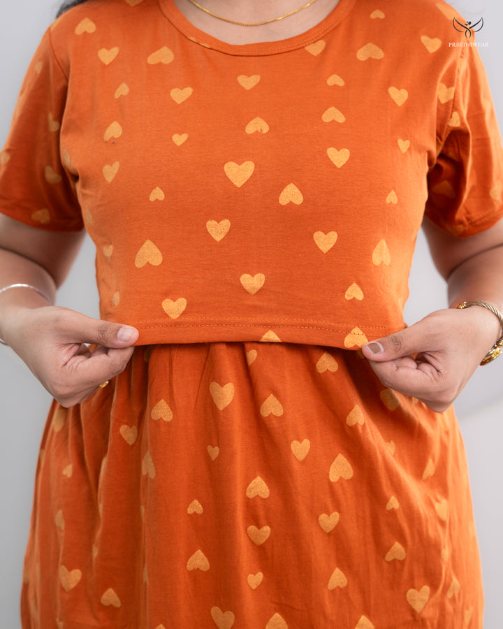 Niraja Soft Cotton Full Length Maternity Loungewear