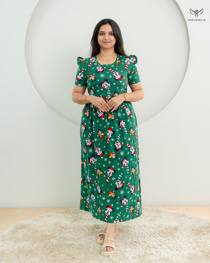 Christa SoftCotton Calf Length Maternity Loungewear