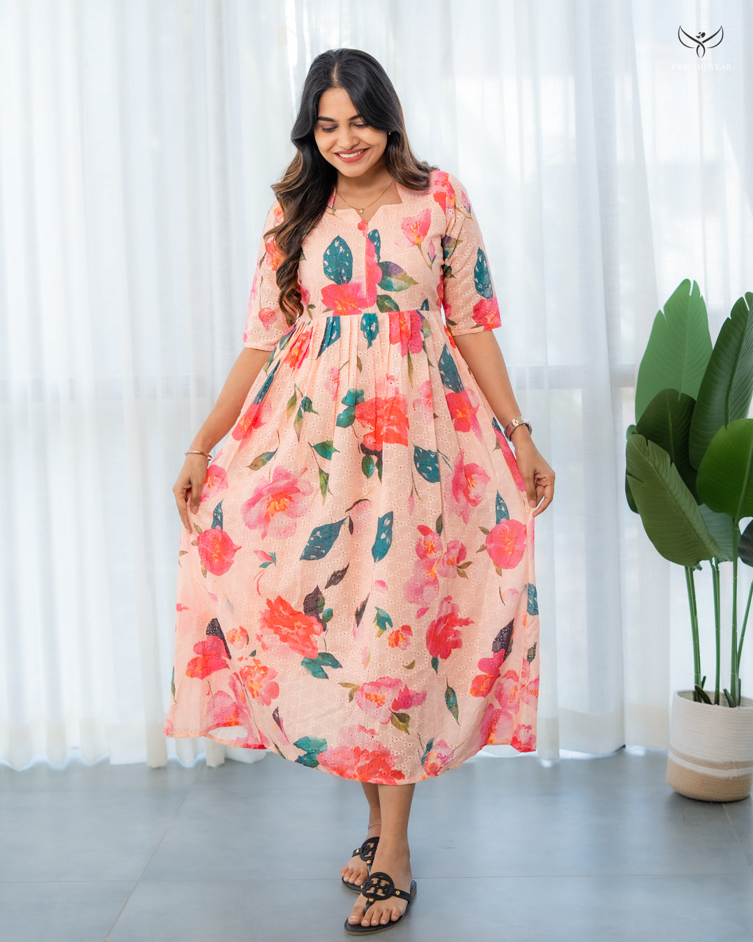 Rakshita1  Maternity Dress with center Zip
