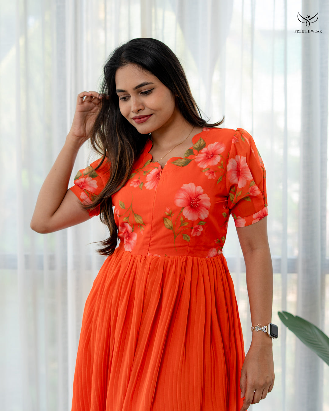 Samyra Maternity Dress with center Zip