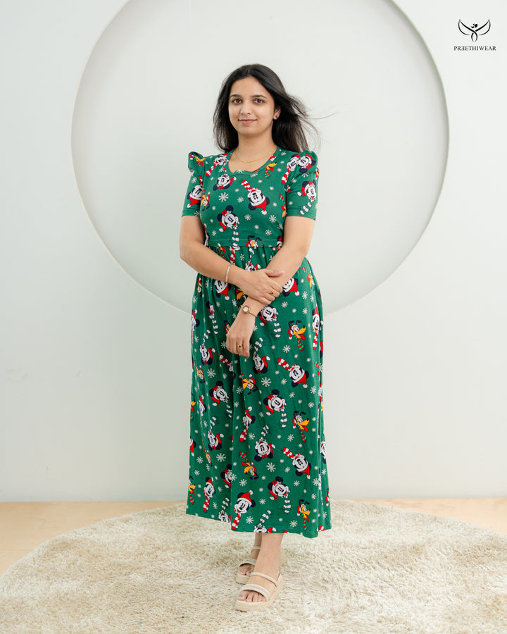 Christa SoftCotton Calf Length Maternity Loungewear
