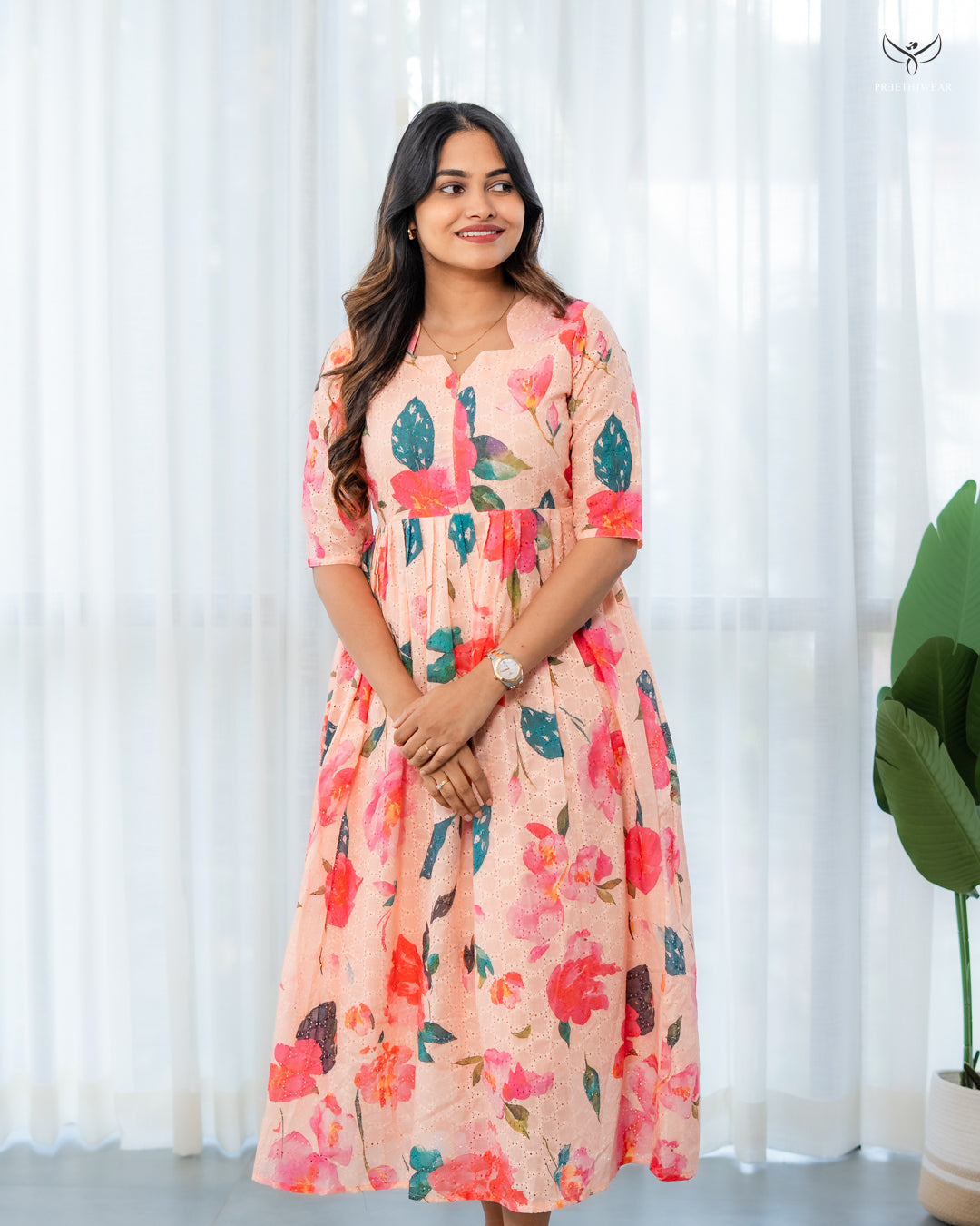 Rakshita1  Maternity Dress with center Zip