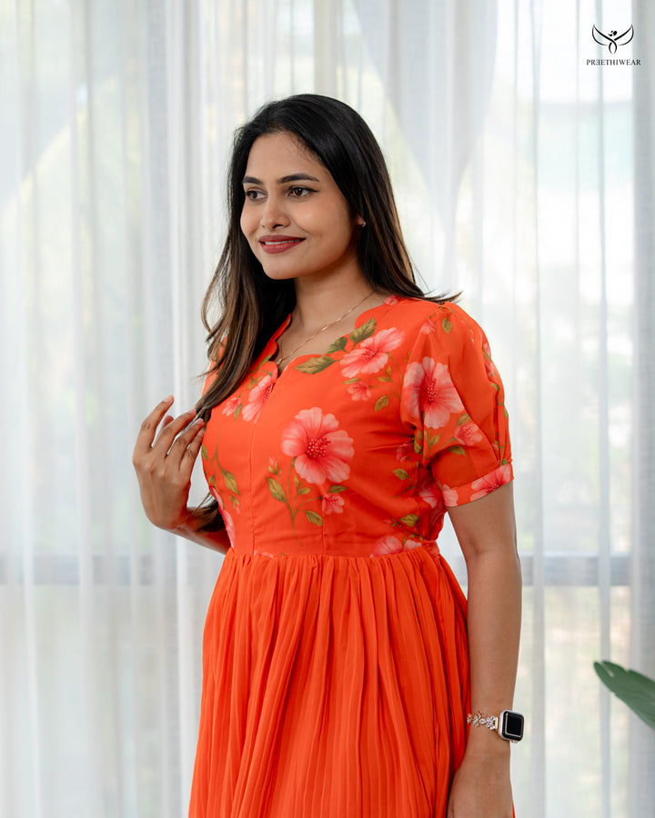 Samyra Maternity Dress with center Zip