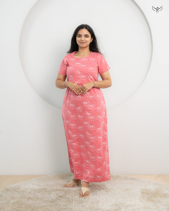 Apurva1  SoftCotton Full Length Maternity Loungewear