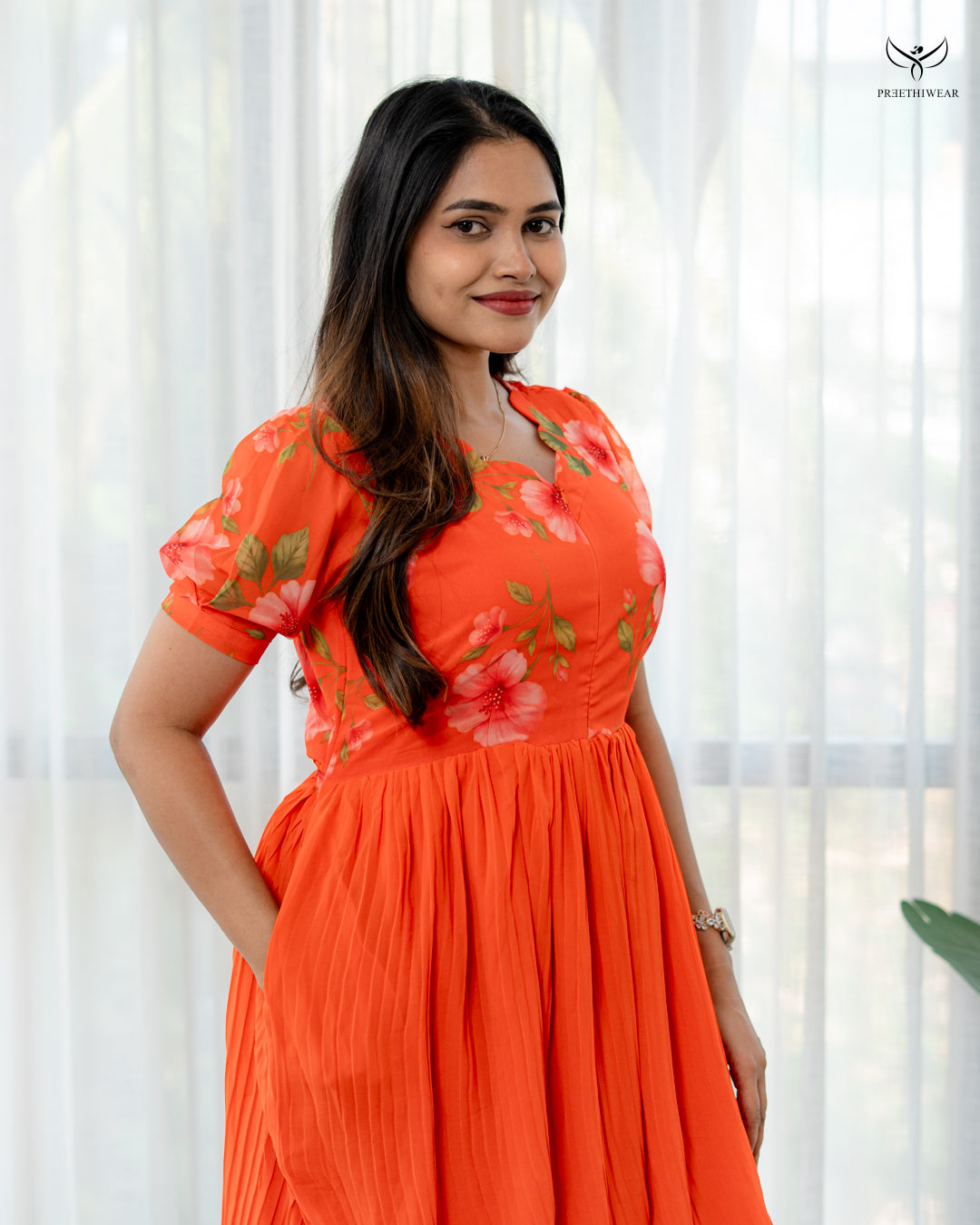 Samyra Maternity Dress with center Zip