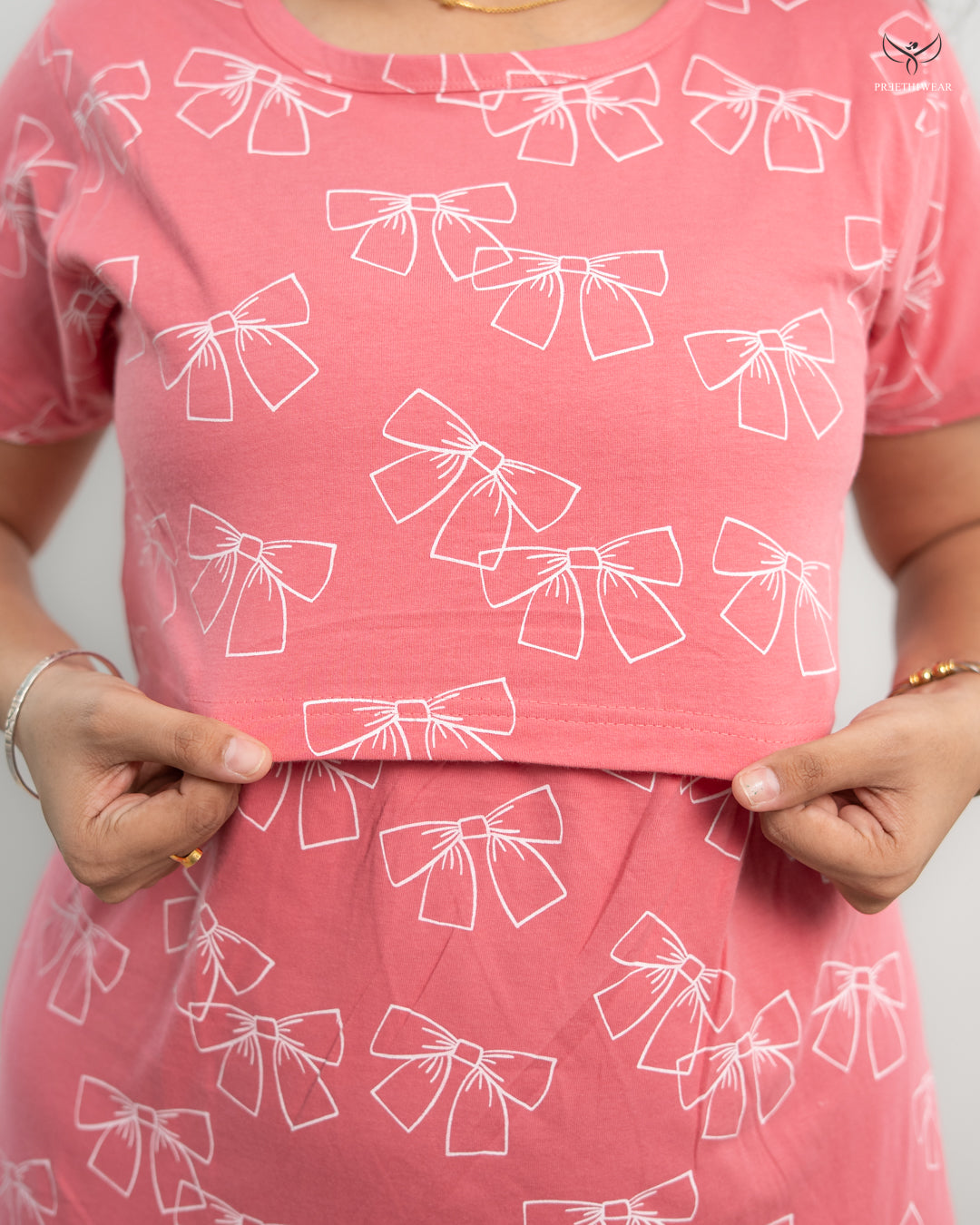 Apurva1  SoftCotton Full Length Maternity Loungewear