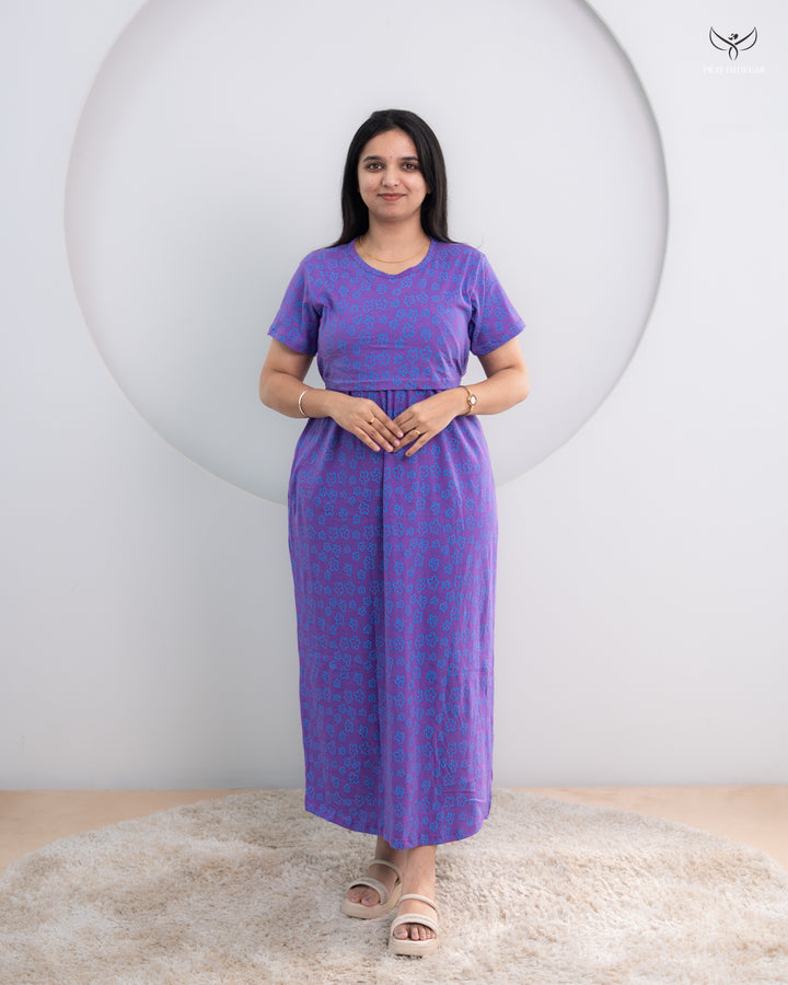 Swida Soft Cotton Full Length Maternity Loungewear