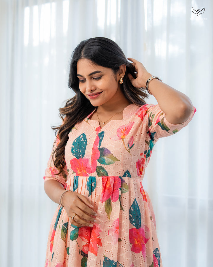 Rakshita1  Maternity Dress with center Zip