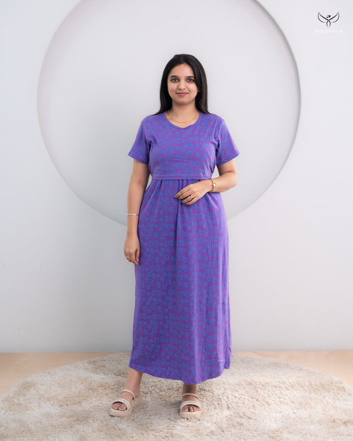 Swida Soft Cotton Full Length Maternity Loungewear
