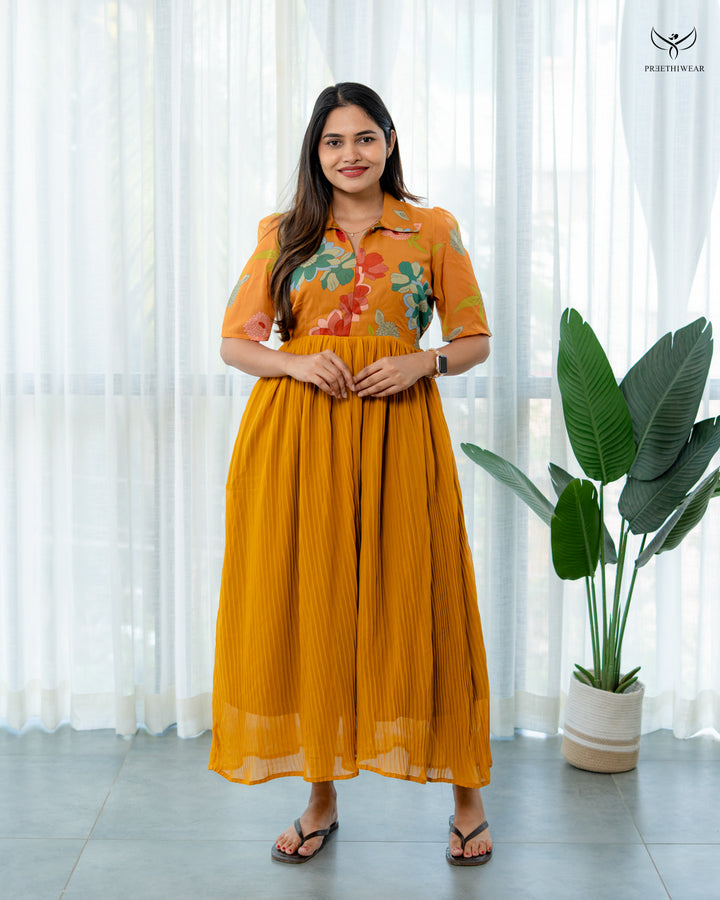 Nivana Maternity Dress with center Zip