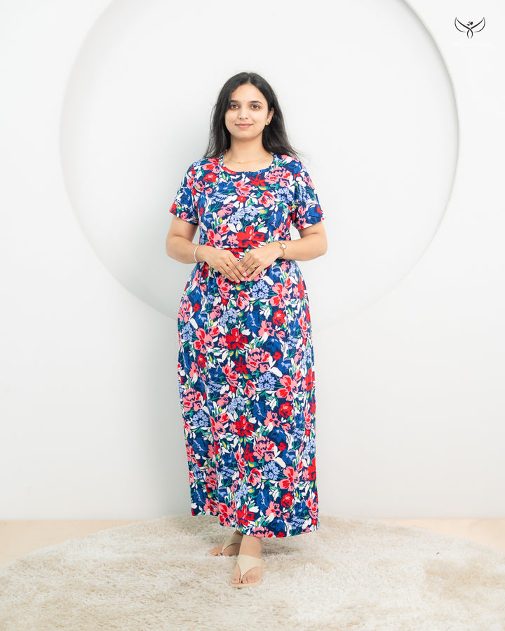 Saranya2  SoftCotton Full Length Maternity Loungewear