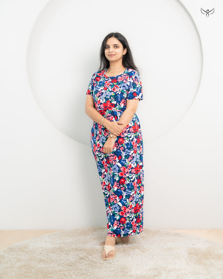Saranya2  SoftCotton Full Length Maternity Loungewear