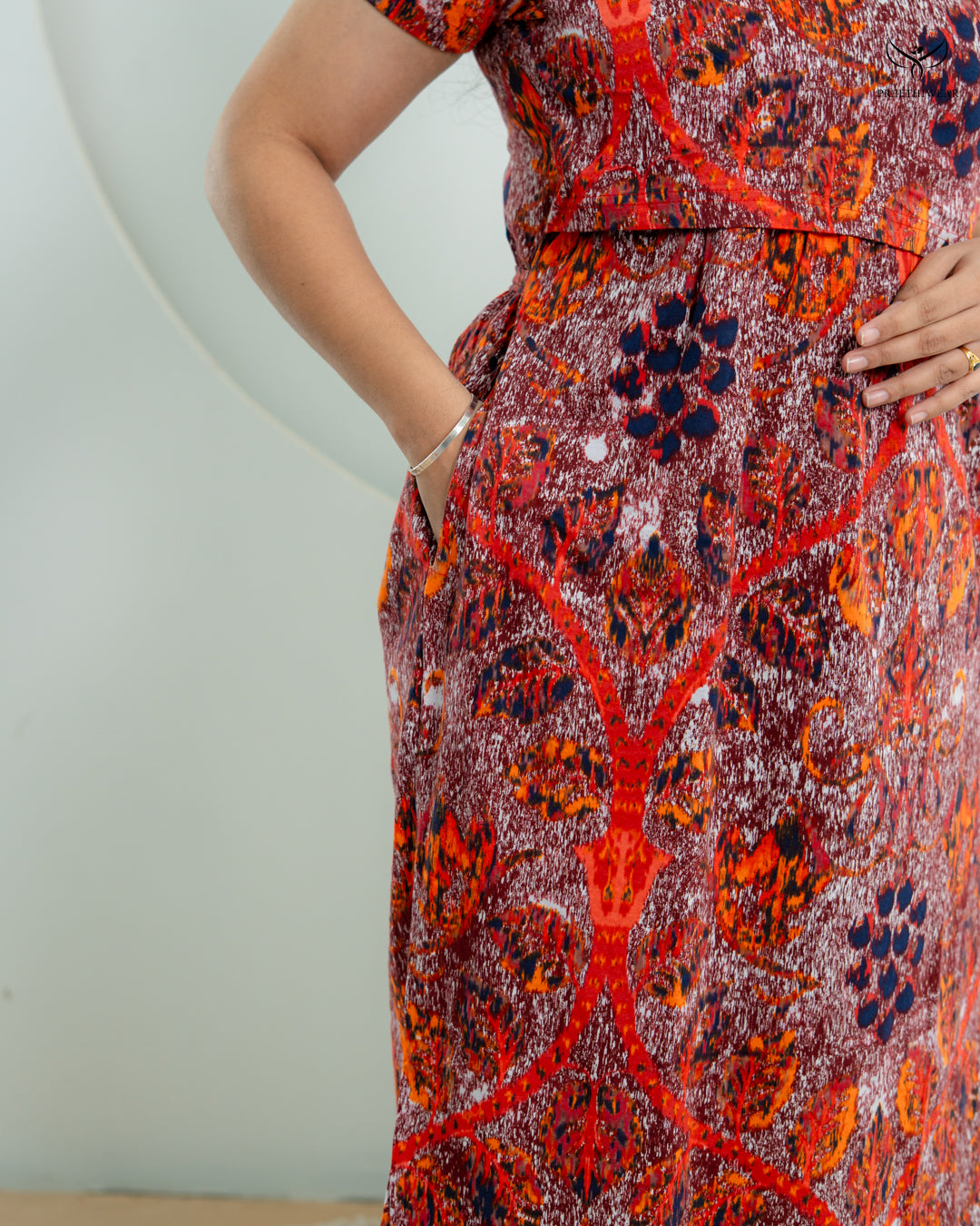 Akhi  Soft Cotton Calf Length Maternity Loungewear