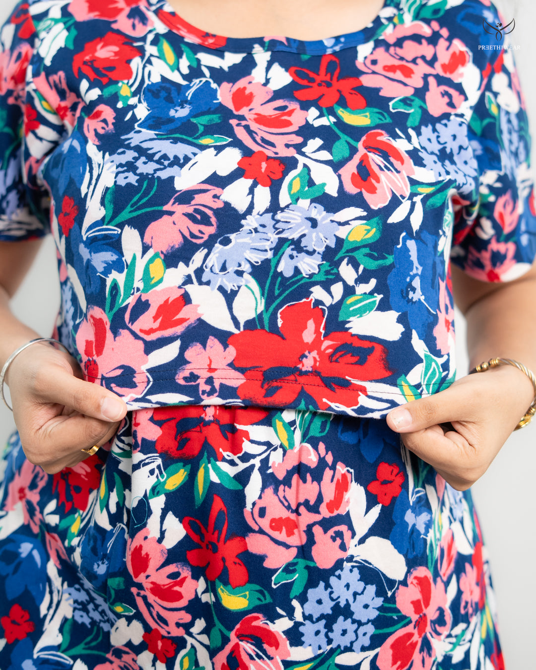 Saranya2  SoftCotton Full Length Maternity Loungewear