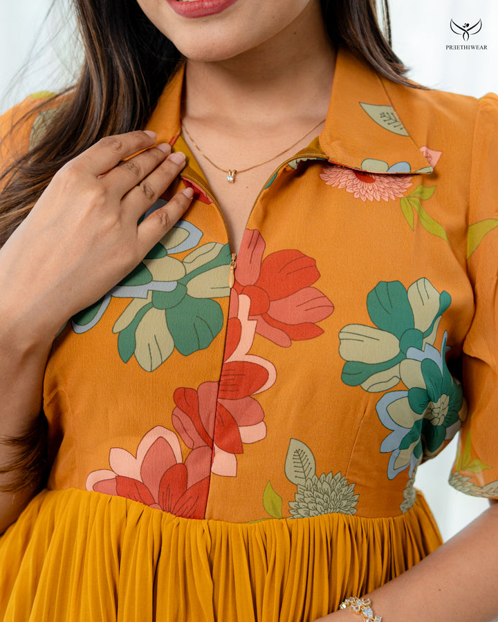 Nivana Maternity Dress with center Zip