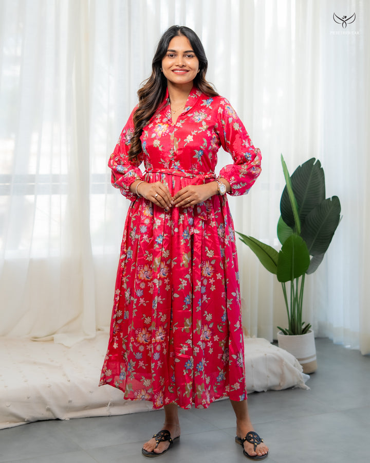 Richa1  Maternity Dress with center Zip