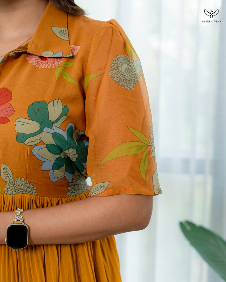 Nivana Maternity Dress with center Zip