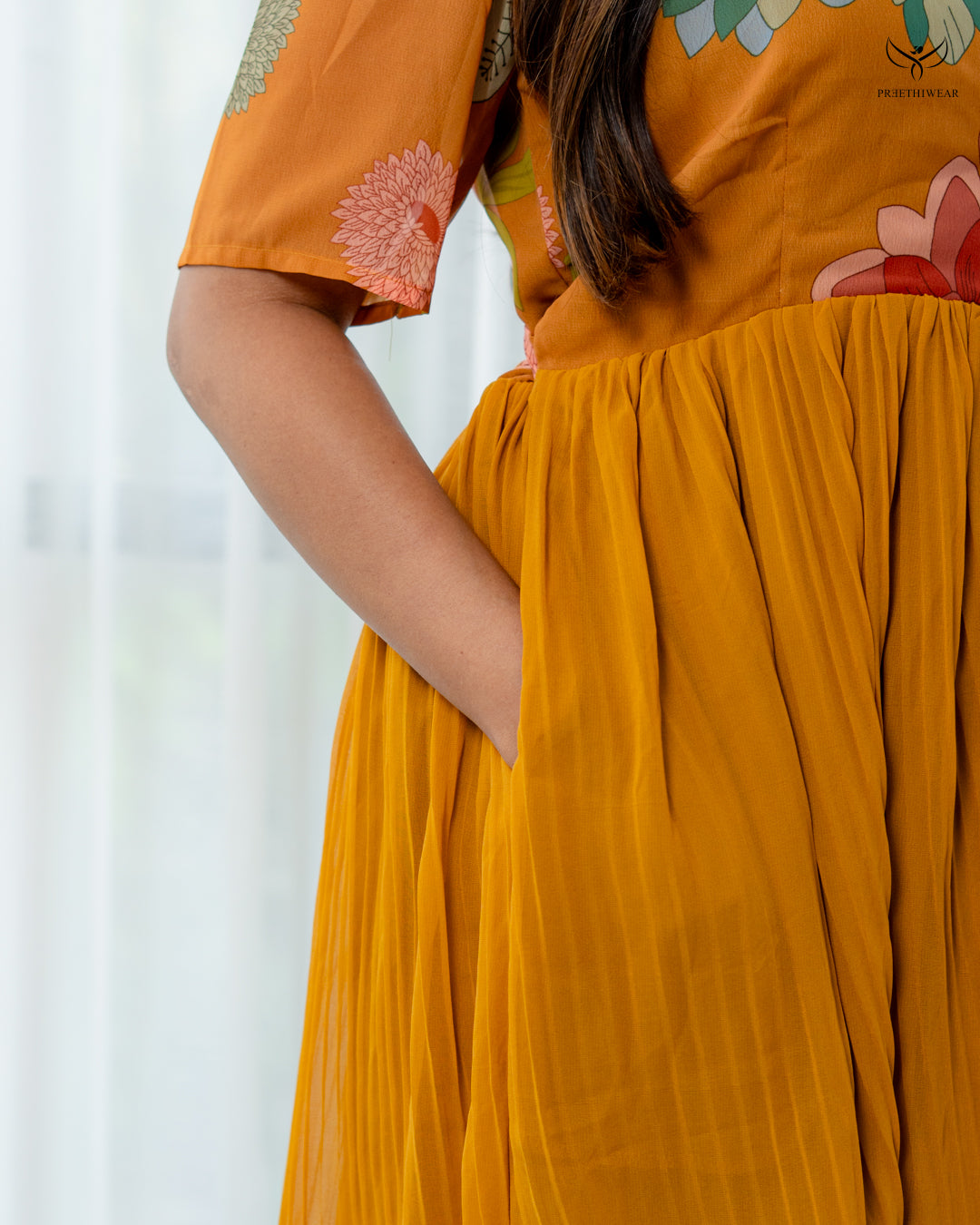 Nivana Maternity Dress with center Zip