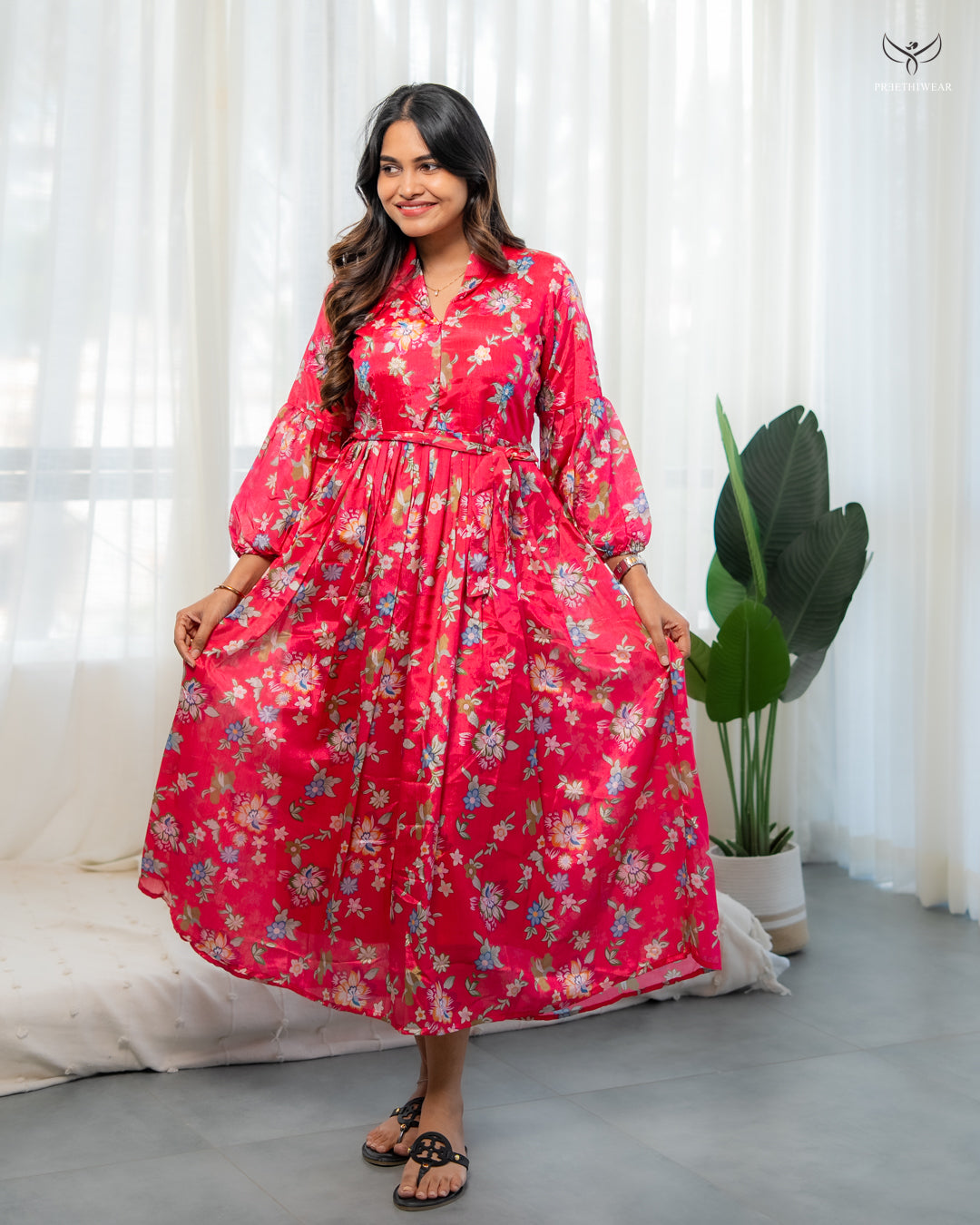 Richa1  Maternity Dress with center Zip