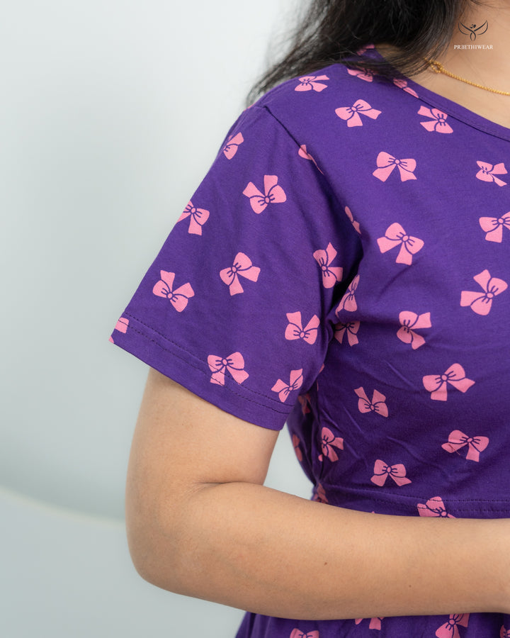 Nyrah1  Soft Cotton Full Length Maternity Loungewear