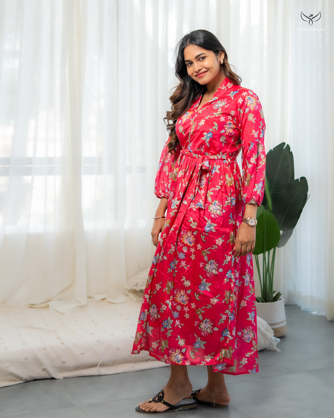 Richa1  Maternity Dress with center Zip