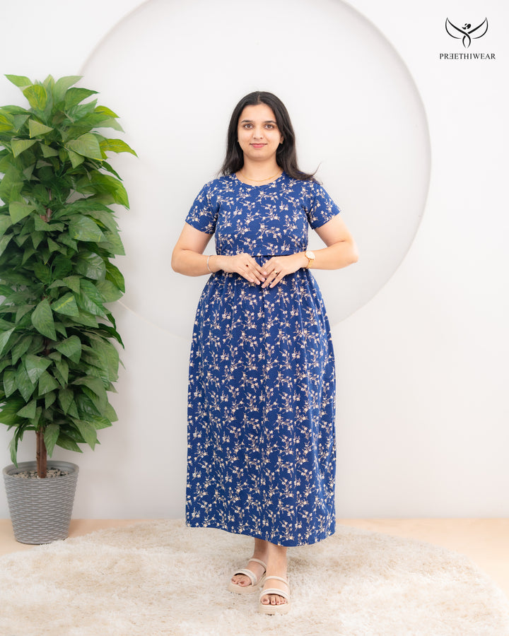 Agniva Soft Cotton Full Length Maternity Loungewear