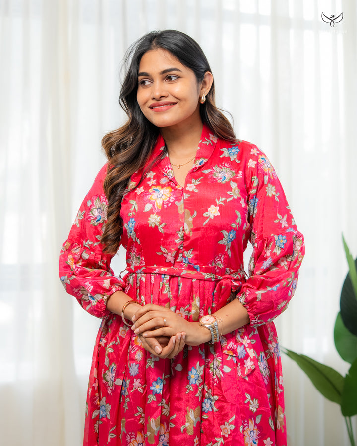 Richa1  Maternity Dress with center Zip