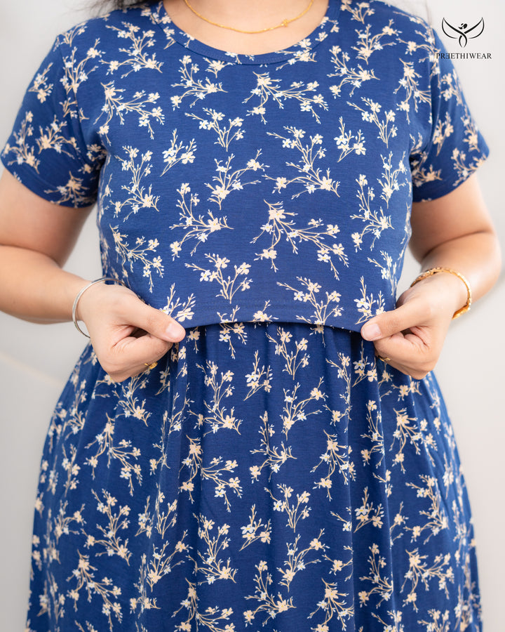 Agniva Soft Cotton Full Length Maternity Loungewear