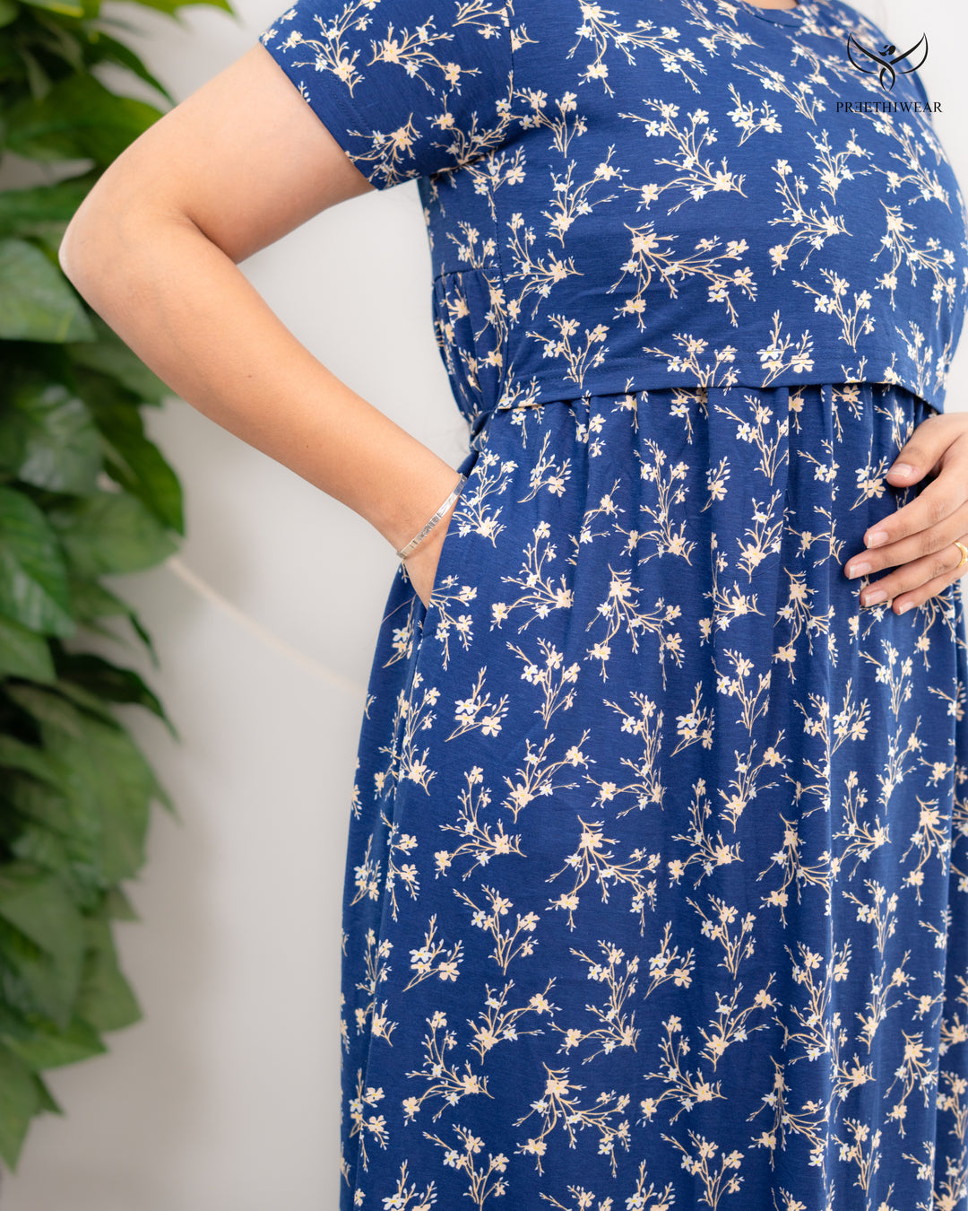 Agniva Soft Cotton Full Length Maternity Loungewear