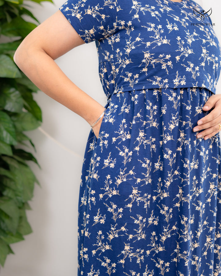 Agniva Soft Cotton Full Length Maternity Loungewear