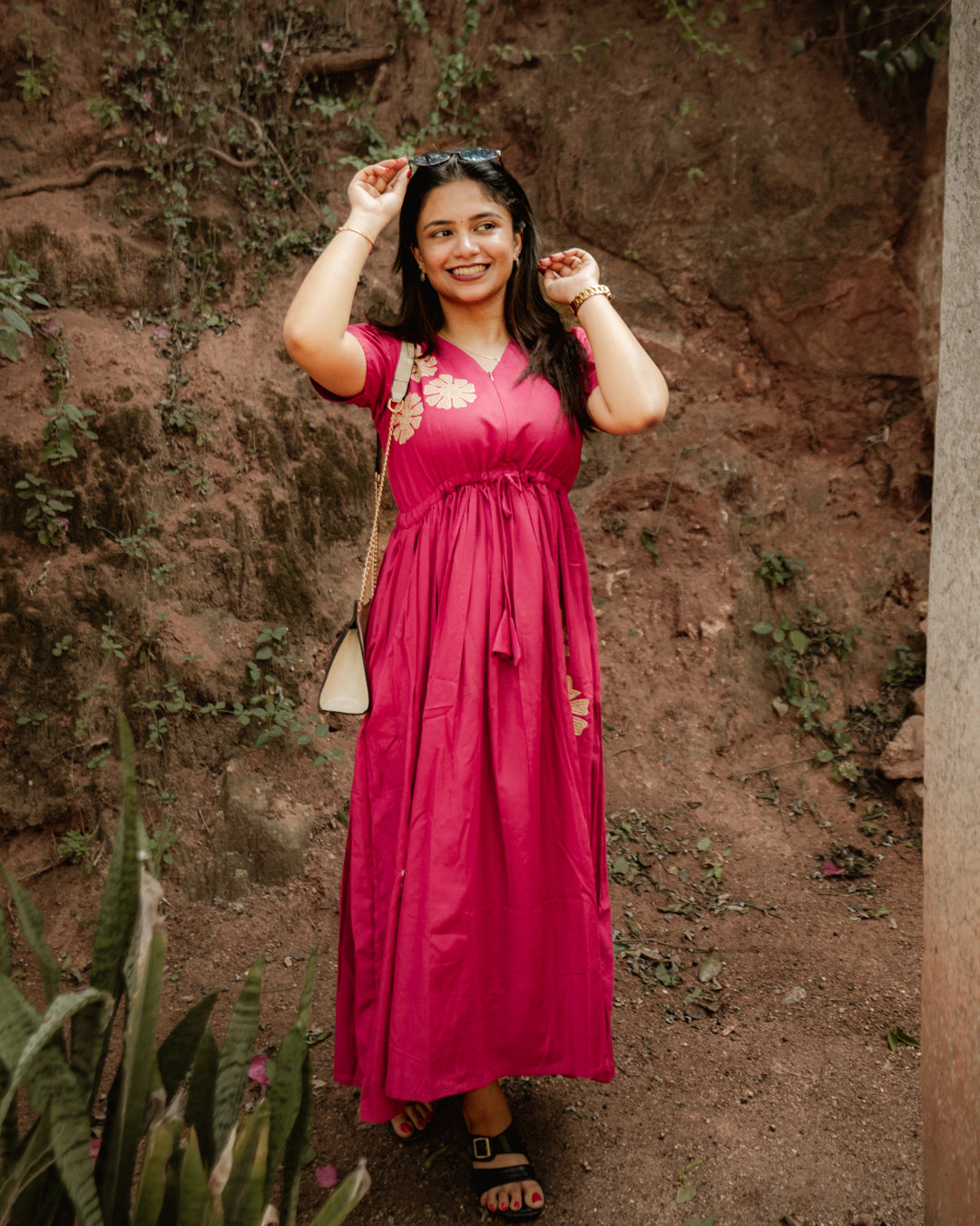 Hiya Maternity Dress with center Zip